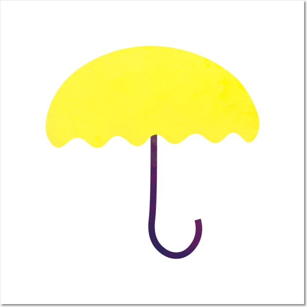 There's a Yellow Umbrella For Everyone Wall Art by lolosenese